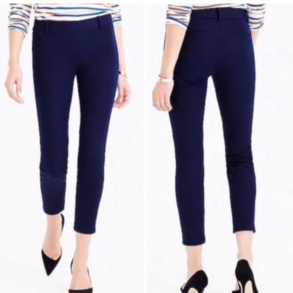 ✨ J.Crew Minnie Pants | Timeless Jackie O. Style | Navy Blue | Size 4